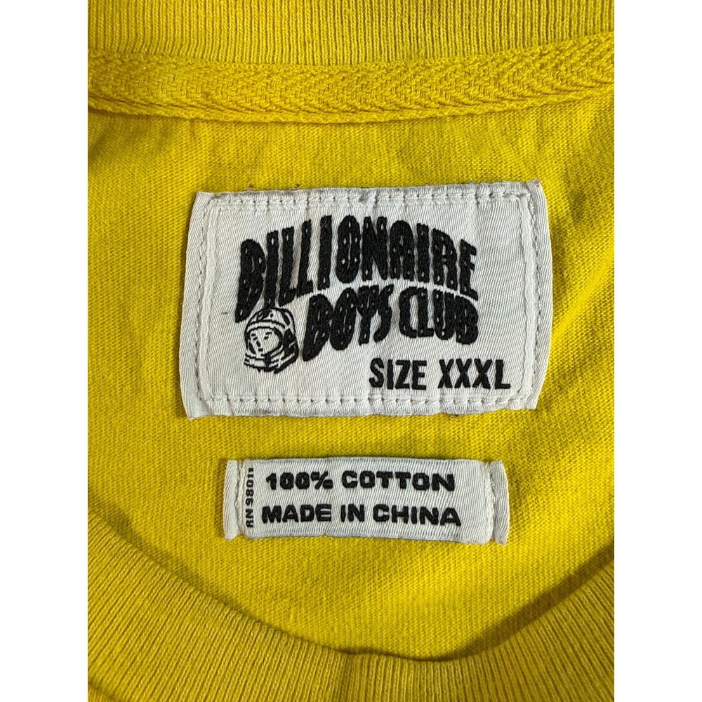 Billionaire Boys Club Asteroid Racing Shirt Mens XXXL Yellow Long Sleeve Graphic - Picture 7 of 14